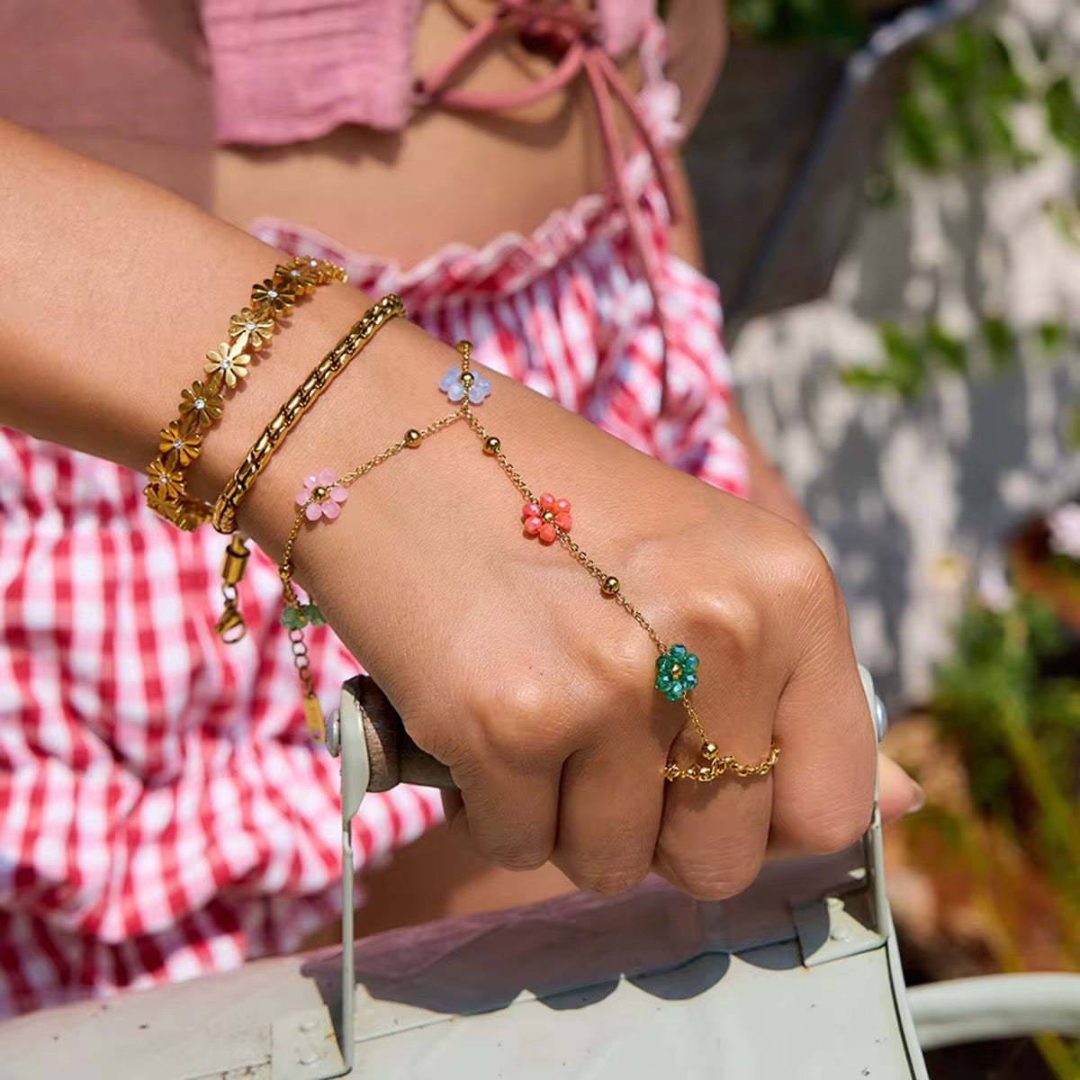 Floral Hand chain