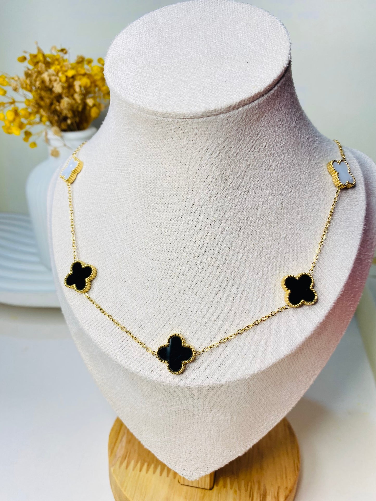 Double Sided Clover Necklace