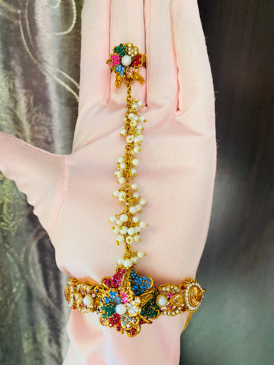 Turkish Handchain with Adjustable Ring