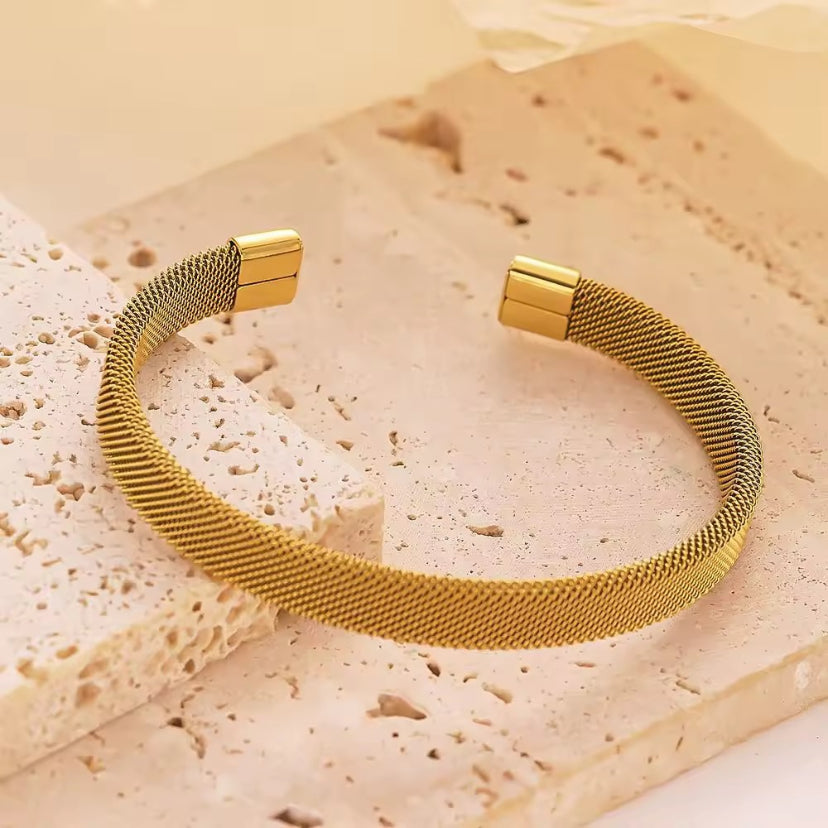 Mesh Bangle & Ring Combo