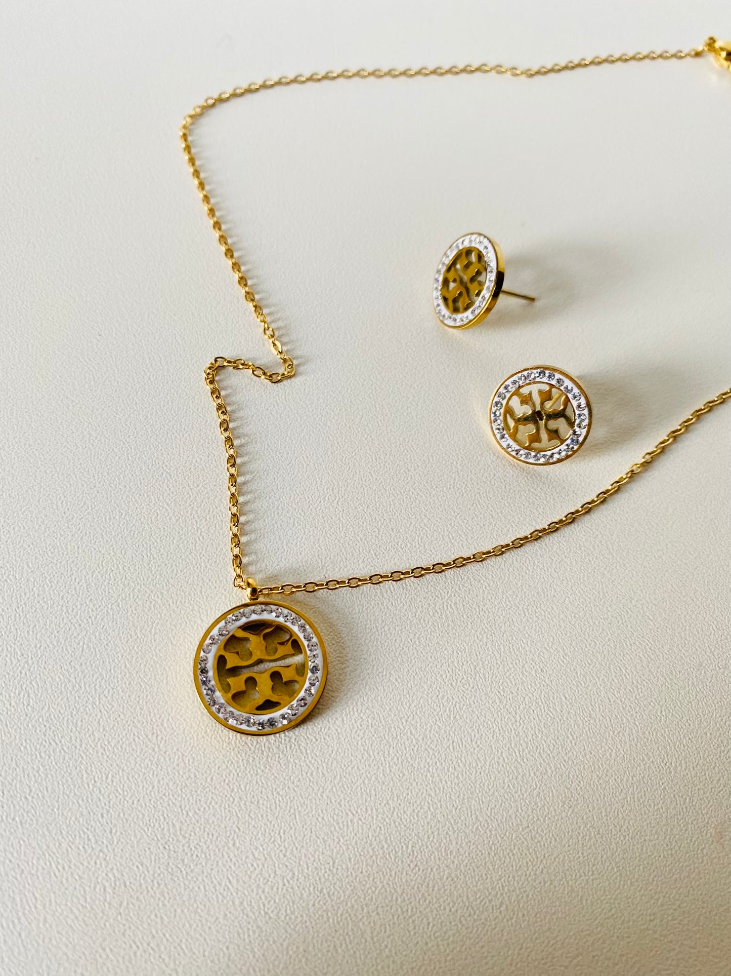 Tory Pendant and studs