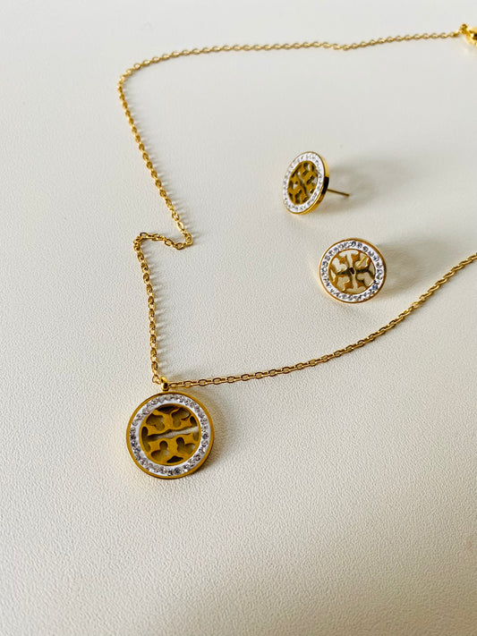 Tory Pendant and studs