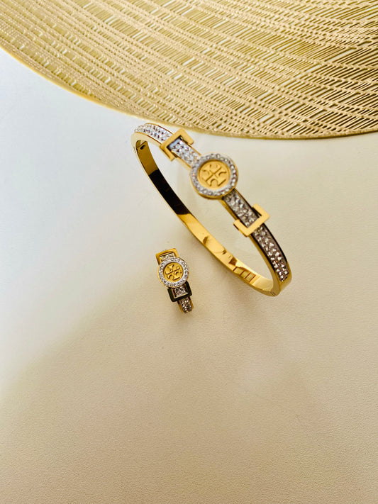 Tory Premium Bangle & Ring Combo