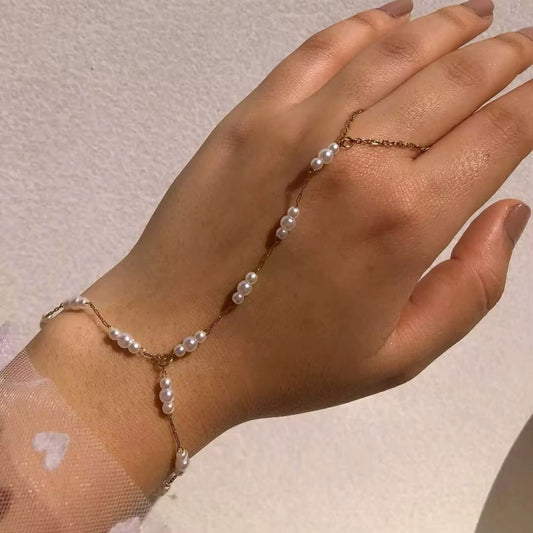 Pearly Hand Chain