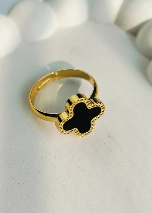 Clover Adjustable Ring