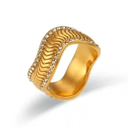 Premium Waves Ring
