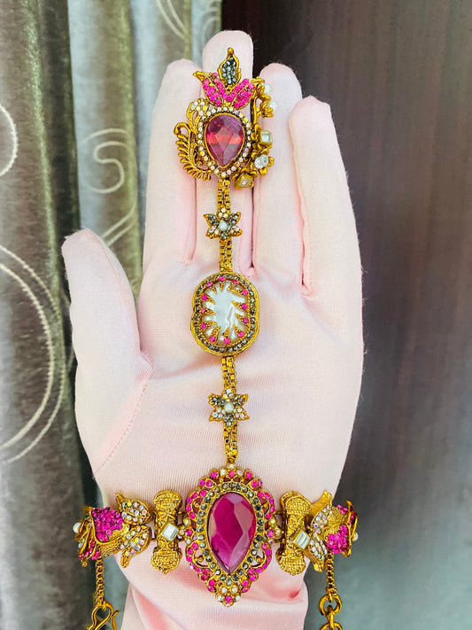 Turkish HandChain with Adjustable Ring