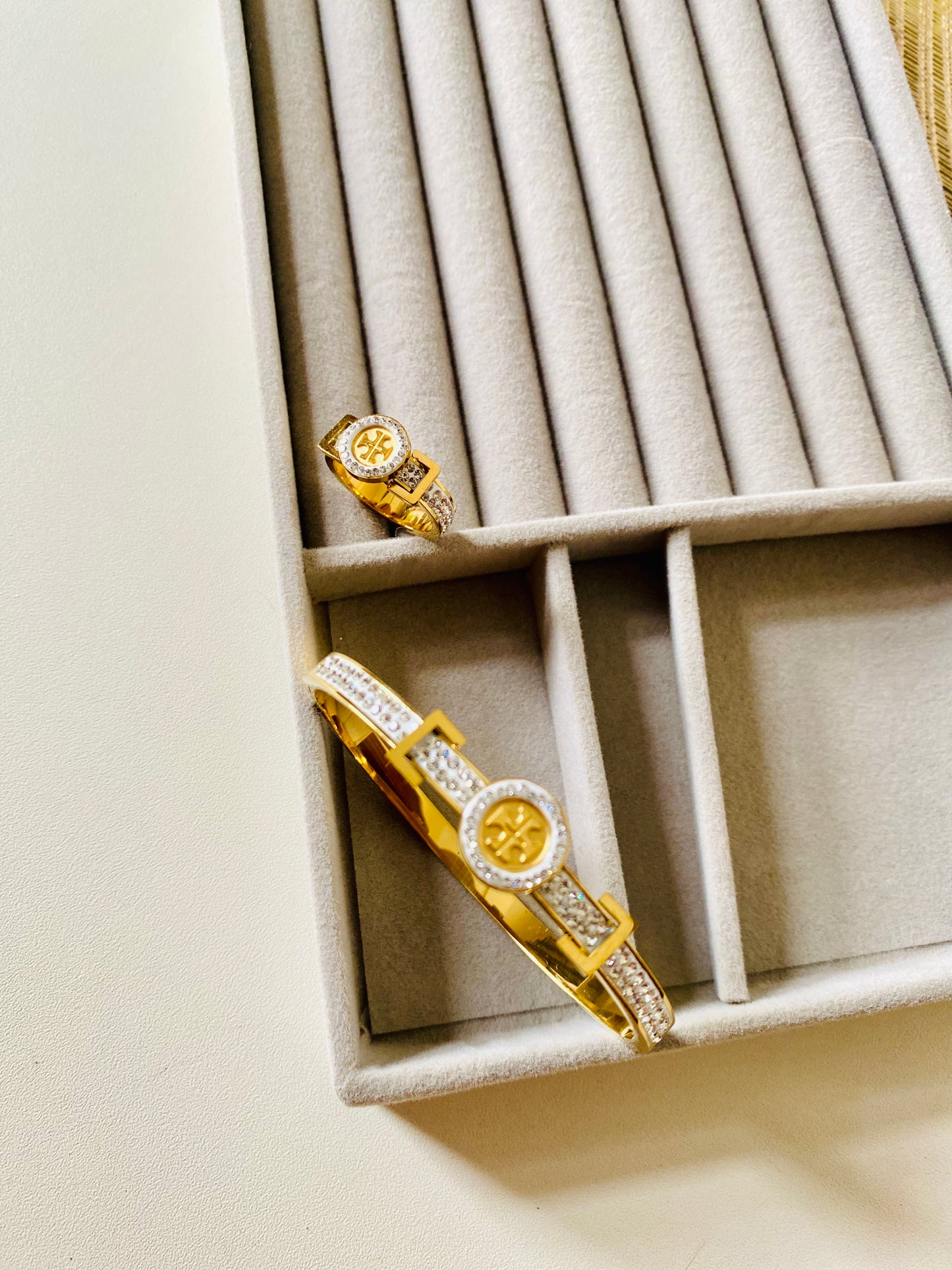 Tory Premium Bangle & Ring Combo