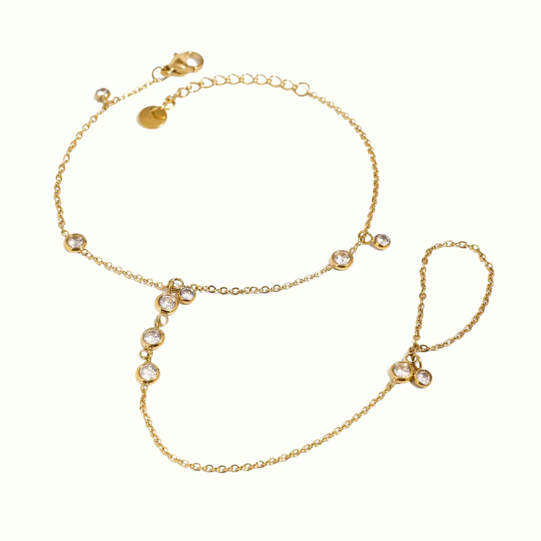 Hand Chain With Diamantés