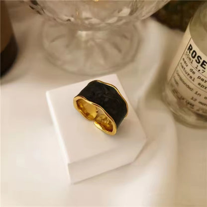 Marble Band Adjustable Ring