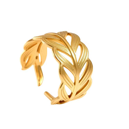 V-Leaf Adjustable Ring