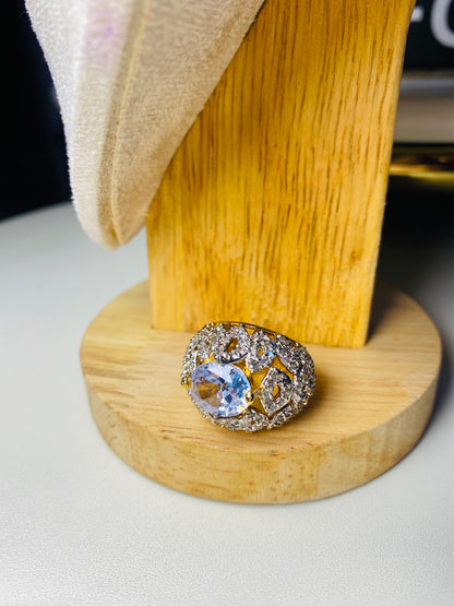 Gold Plated Adjustable Ring