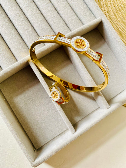Tory Premium Bangle & Ring Combo
